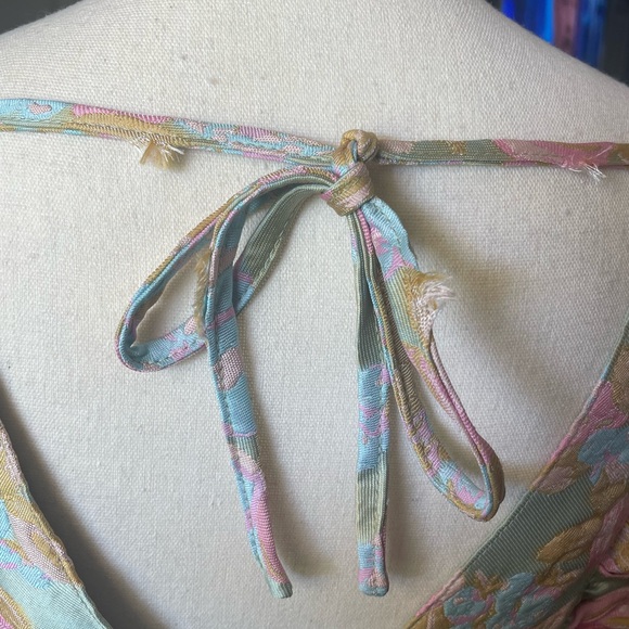 NWT Baby Love mini Tiered Floral dress with embroidered, lined Size M Boutique - Picture 7 of 16